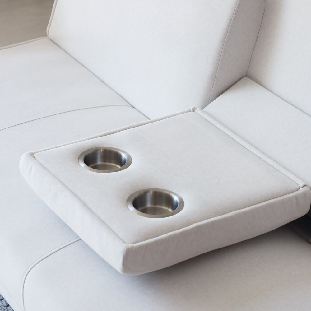 일루일루 우리 소파베드 3인용 침대겸용 홈바 컵홀더 접이식 3단조절 폴딩형 생활방수