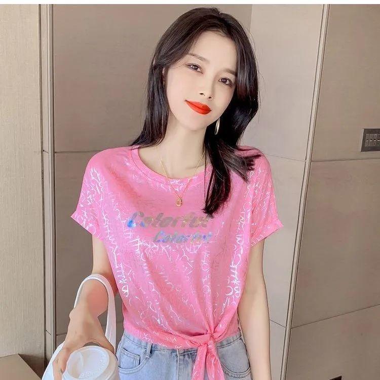 왈츠 라틴 댄스복 공연 여성용 연습복 반팔 시스루 줌바 볼룸 프릴 슬리브 사선 라인댄스상의 화이트 M - 상세 이미지 4