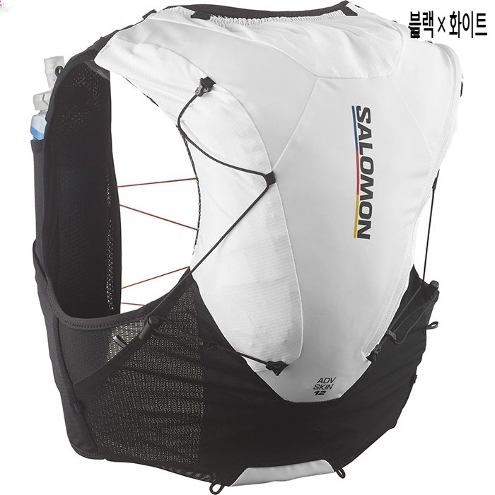살로몬 어드밴스드 스킨 12 SET 트레일러닝 베스트 백팩 12L 경량 LC2483700 이미지 6