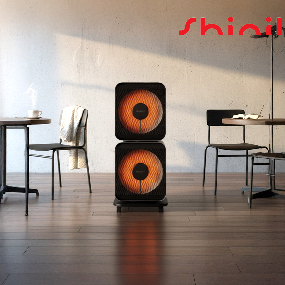 신일 프리미엄 듀얼 카본히터 좌우회전 절전형 업소용 전기히터