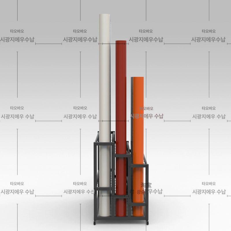 시트지거치대 배경지정리대 촬영소품 행거형 이동식보관랙 - 상세 이미지 4