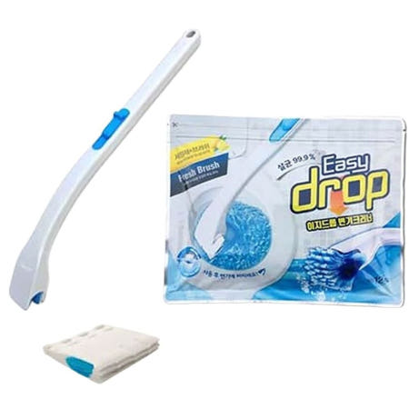 간편한 일회용 이지드롭 변기솔 1P 욕실 변기 클리너