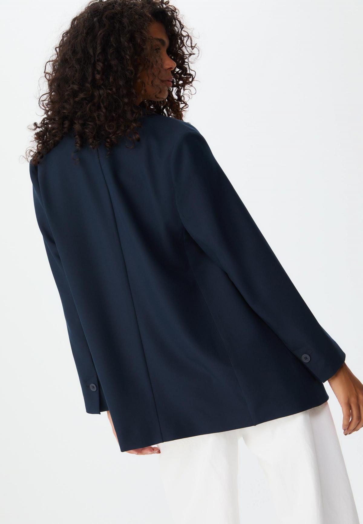스트라디바리우스 클래식 네이비 레귤러핏 테일러드 재킷 1902/249 NAVY BLUE - 상세 이미지 3