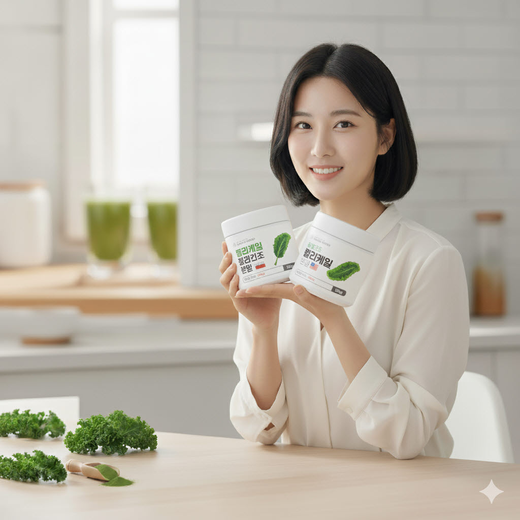 케일 동결건조 컬리케일 분말 120g 2개 - 상품 이미지