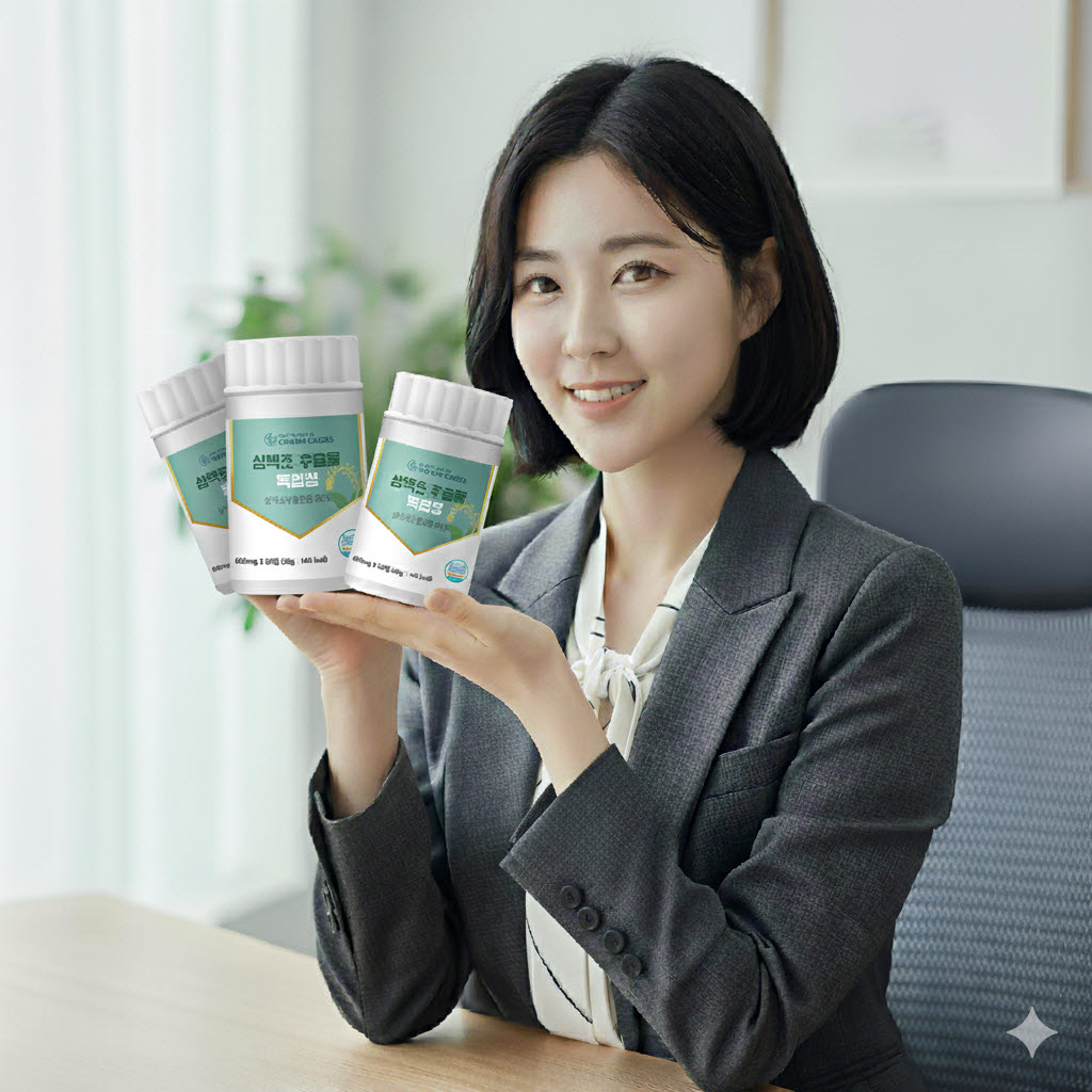 국내산 삼백초분말 삼백초 복합정 600mg 60정 3개 - 상품 이미지