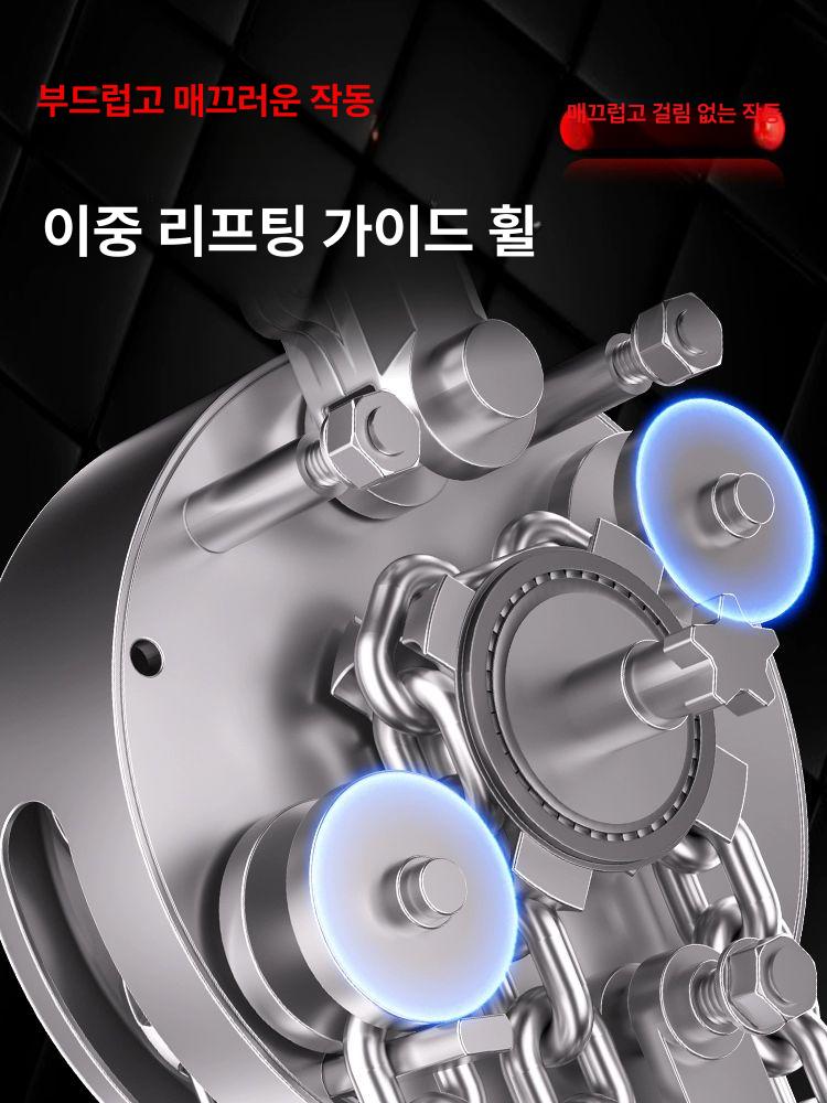 스테인레스 체인 블록 녹방지 업소용 운반 삼각 수세식 와이어 도르래 도드래 도르레 철제 1t 12m 반 스테인리스 - 상세 이미지 5