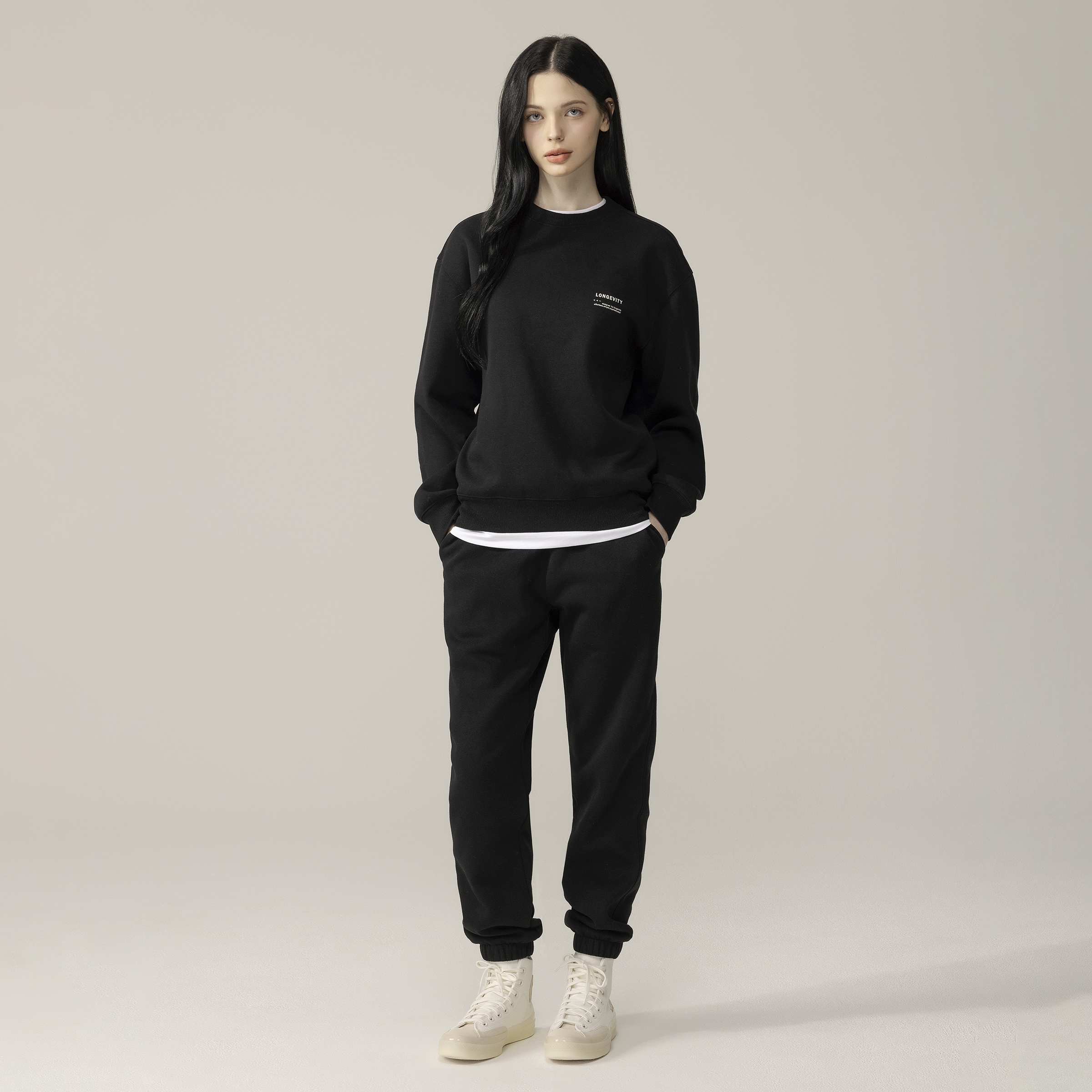 베이직 기모 쭈리 조거 팬츠 LXPT7101 - 상세 이미지 4