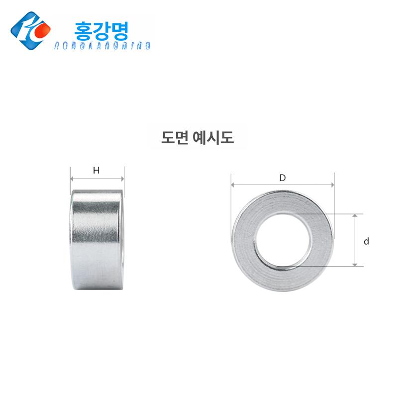 알루미늄 스페이서 부싱 와셔 간격조절 금속 스탠드오프 부품 6.2xD 15x8 10 - 상세 이미지 5