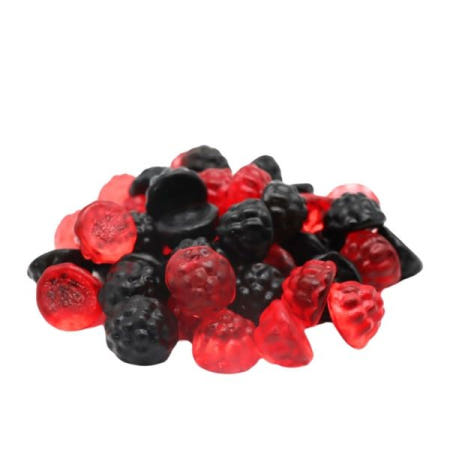 [해외]Al Duchan 구미 맛있는 쥬시 베리 블라스트 1kg - 젤라틴, 및 카민이 없는 할랄 과자 준수 과일 껌 [B0F9MV82ZH]