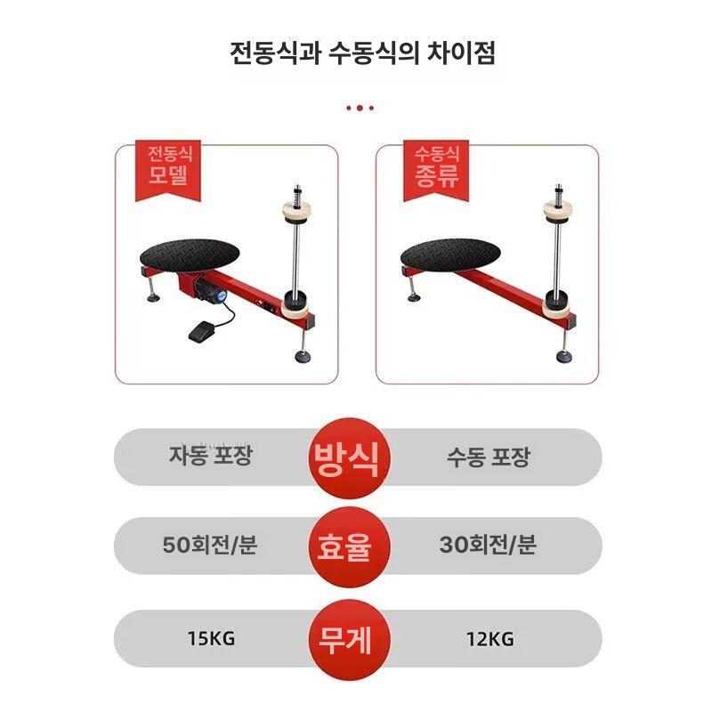 자동 랩핑기 택배 포장기 필름 랩포장기 물류 포장 장비 - 상세 이미지 4
