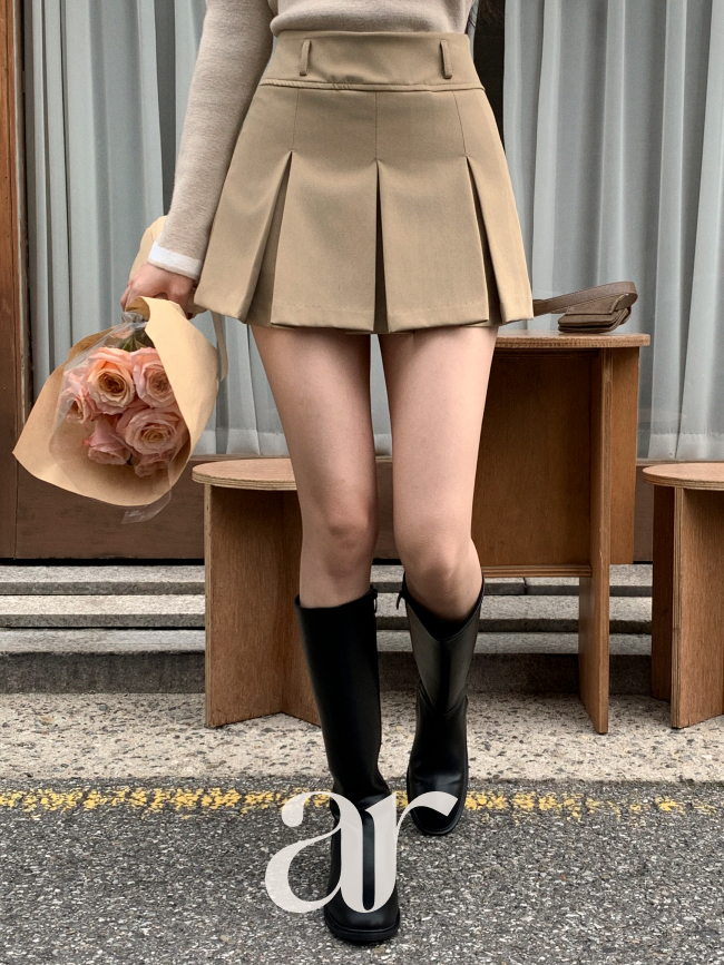 속바지안감 플리츠 A라인 미니 스커트 sk7489 - 상세 이미지 2