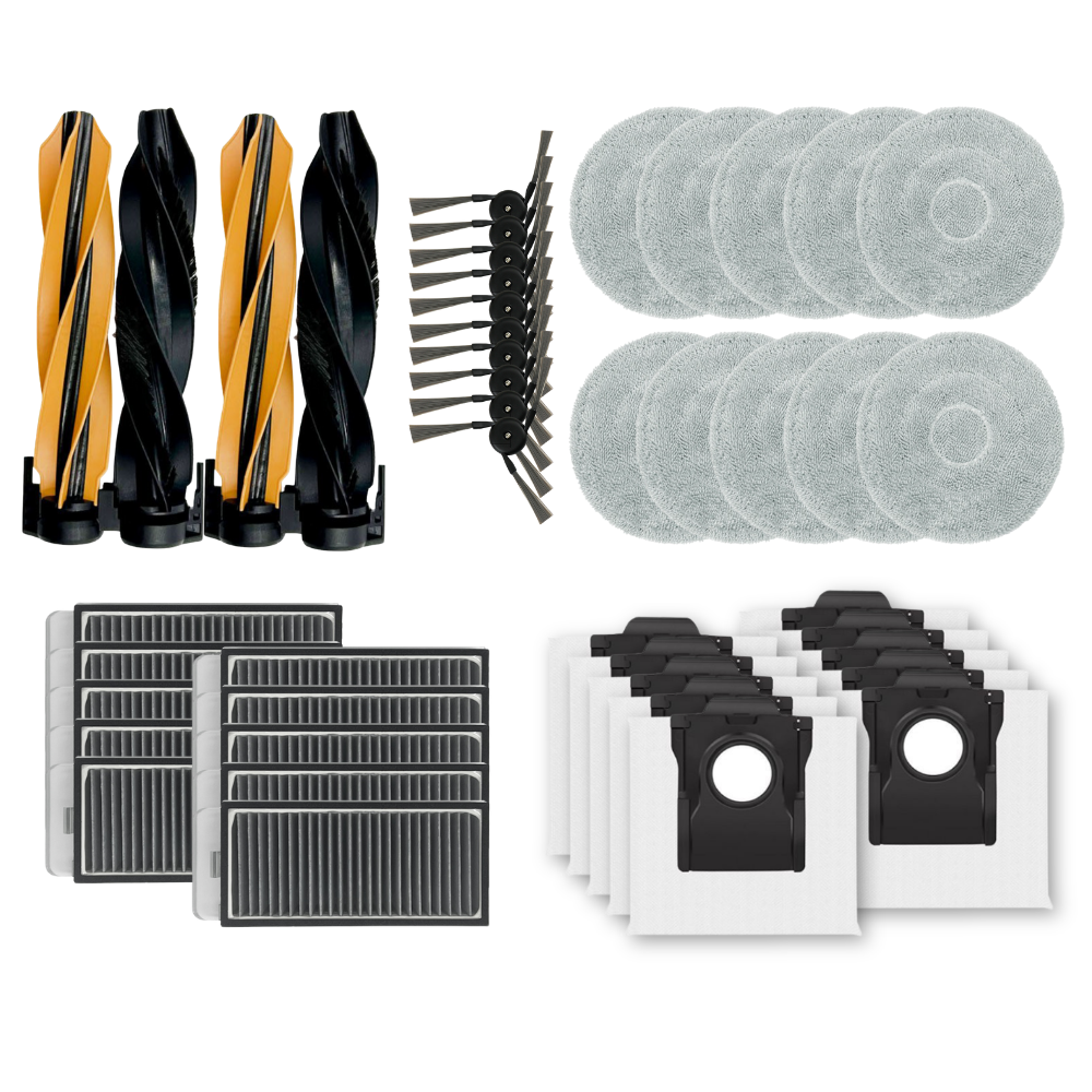 [호환] 드리미 L40s Pro Ultra 소모품 물걸레 더스트백 필터 브러쉬 12개월 세트 구성품