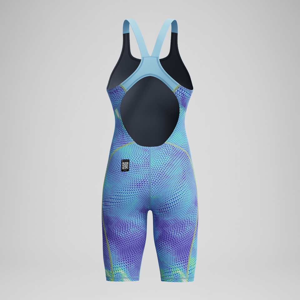 스피도 Fastskin HyperSpark Openback Kneeskin Blue/Purple - 상세 이미지 3