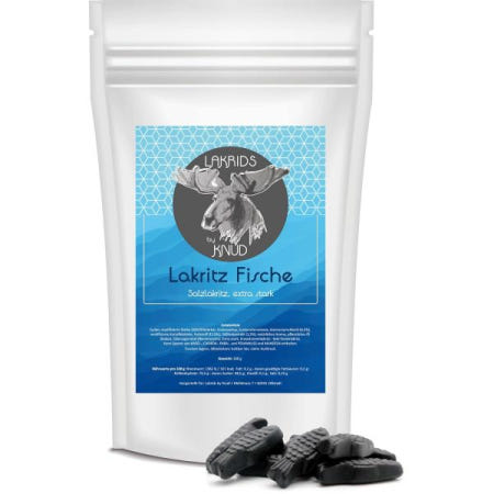 Besuche den Knud-Store [해외]Knud 감초 크 누드 I 생선 초강력, 성체 감초, 모양의 소금에 절인 부드러운 조각, 과자 150g [B0B423GSS4]