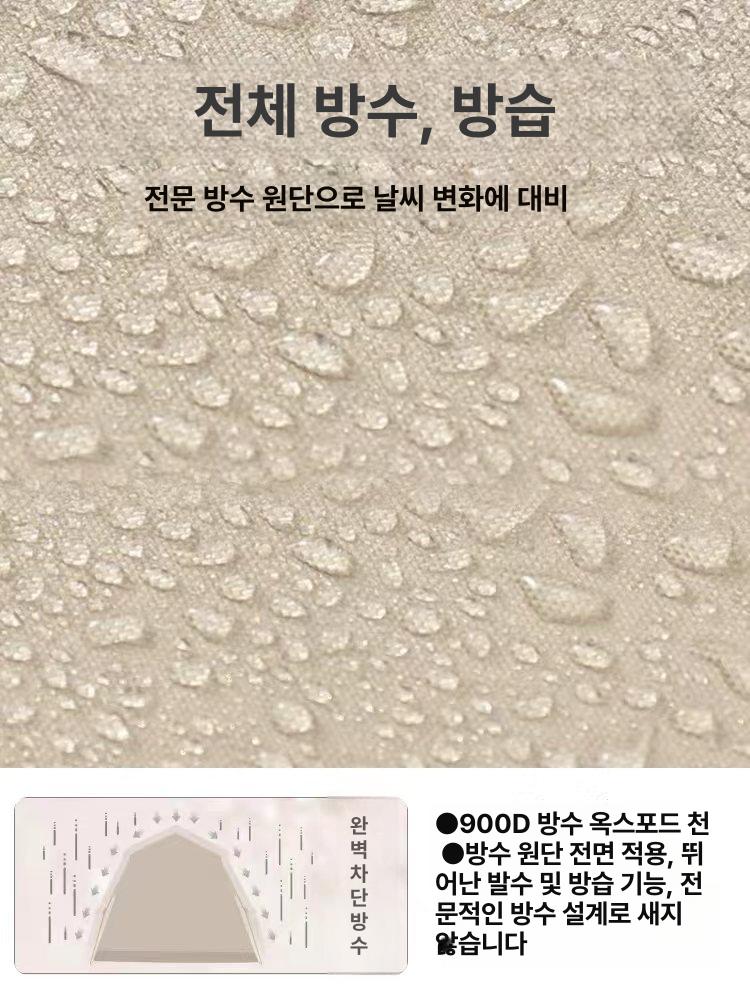 삼각 방갈로 텐트 야외 카페 테라스 조립식 지붕형 - 상세 이미지 3