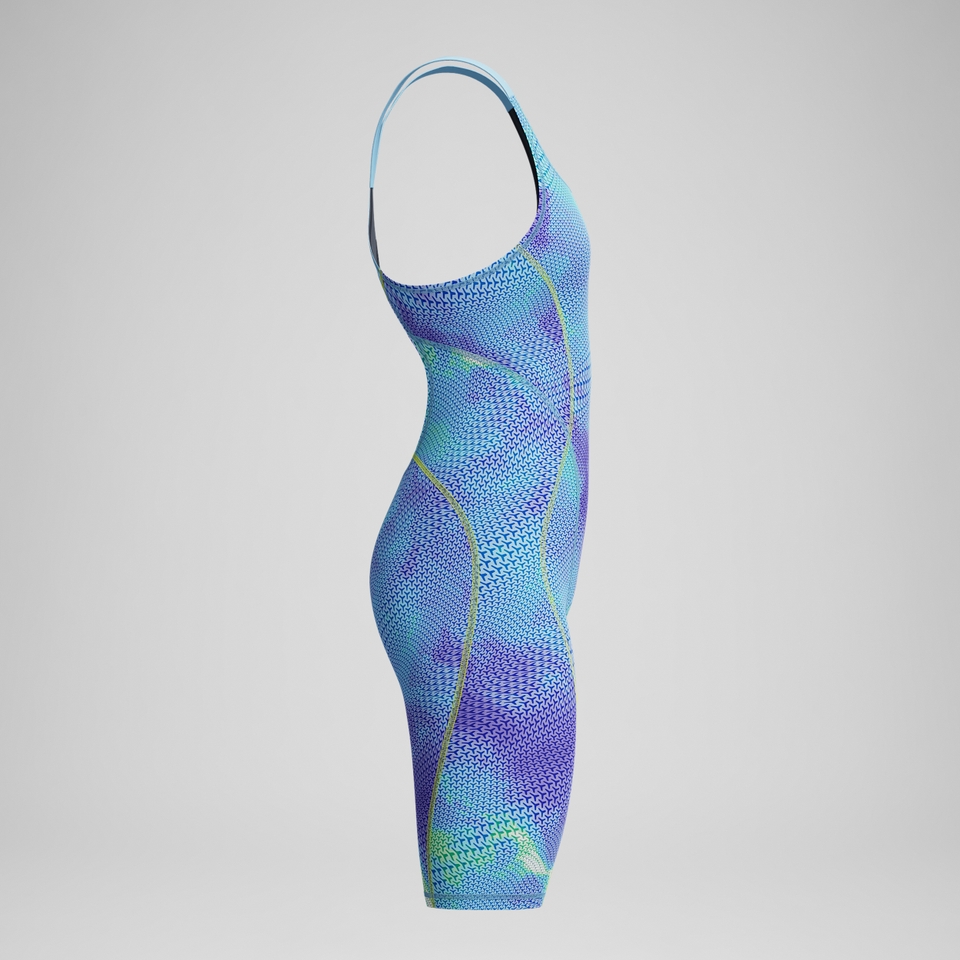 스피도 Fastskin HyperSpark Openback Kneeskin Blue/Purple - 상세 이미지 4