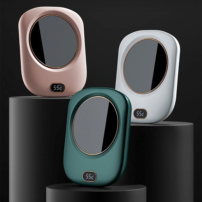 휴대용 스마트 머그컵워머 보온 컵받침대 3단 온도조절 USB 컵워머 온도유지 보온받침대 - 메인 이미지