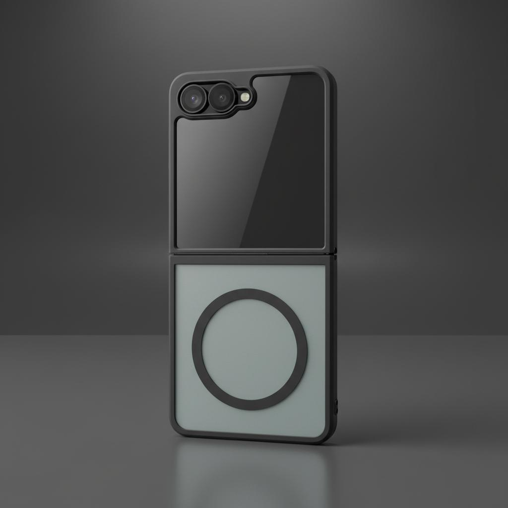 제로텐 맥세이프 케이스 제로핏 아머 마그네틱 블랙, 갤럭시Z 플립7 제품 이미지