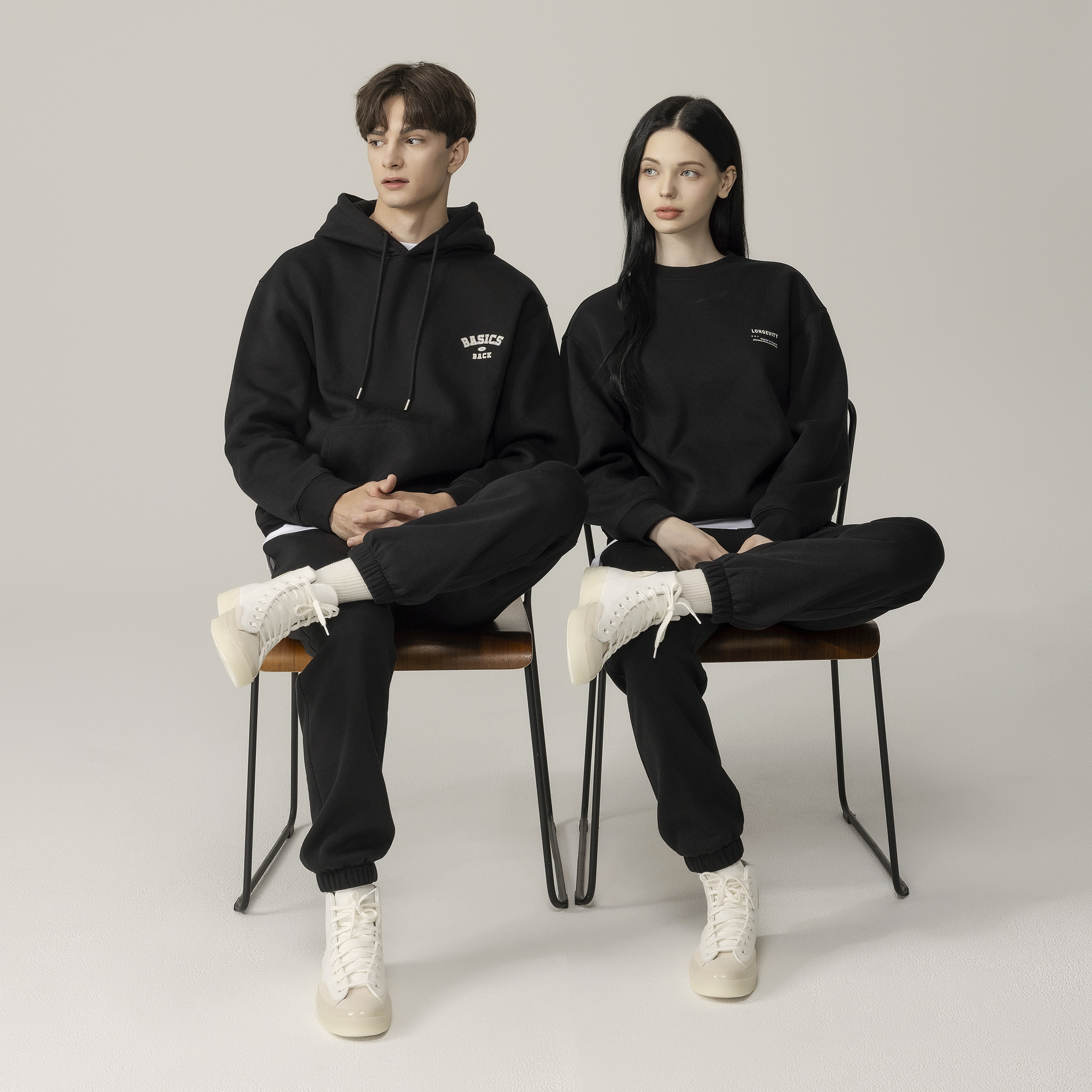 베이직 기모 쭈리 조거 팬츠 LXPT7101 - 상세 이미지 2