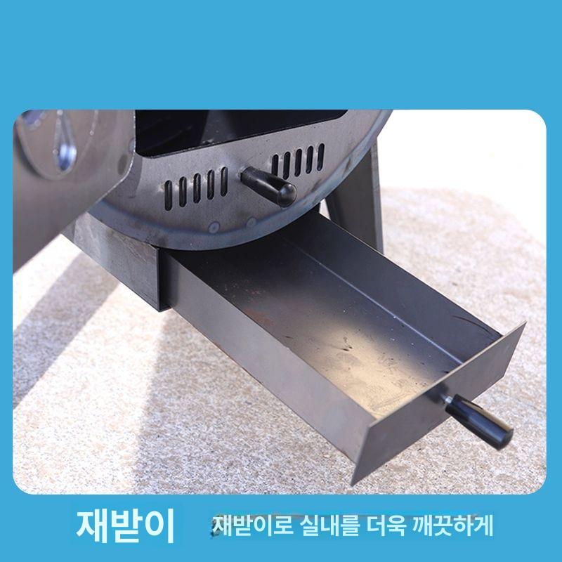 군고구마 화목난로 무쇠장작난로 농막난방 캠핑스토브 화로 - 상세 이미지 2