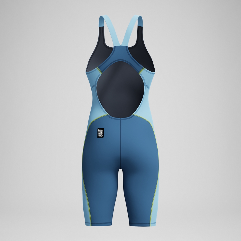 스피도 Fastskin HyperSpark Openback Kneeskin Blue - 상세 이미지 3