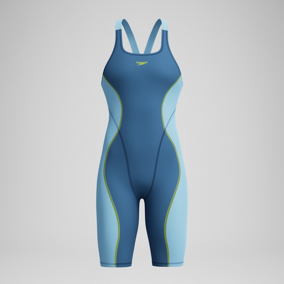 스피도 Fastskin HyperSpark Openback Kneeskin Blue - 상세 이미지 2