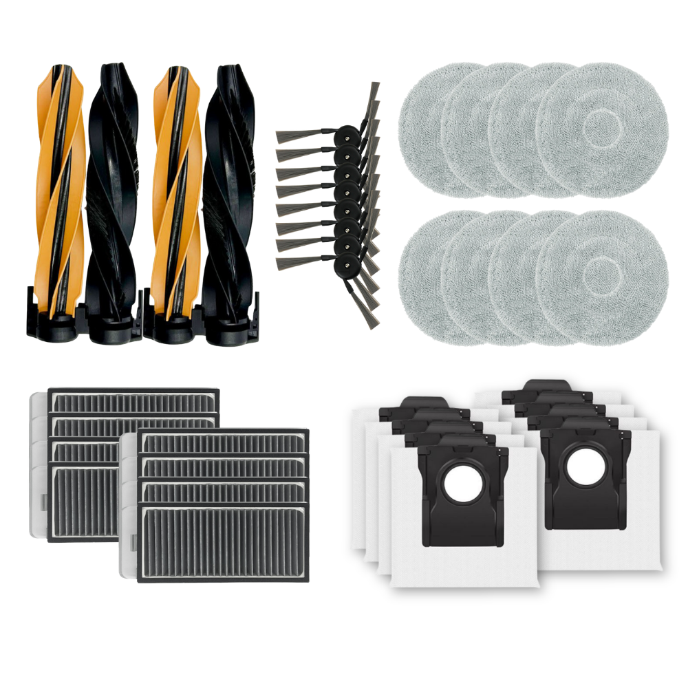 [호환] 드리미 L40s Pro Ultra 소모품 물걸레 더스트백 필터 브러쉬 6개월 세트 구성품