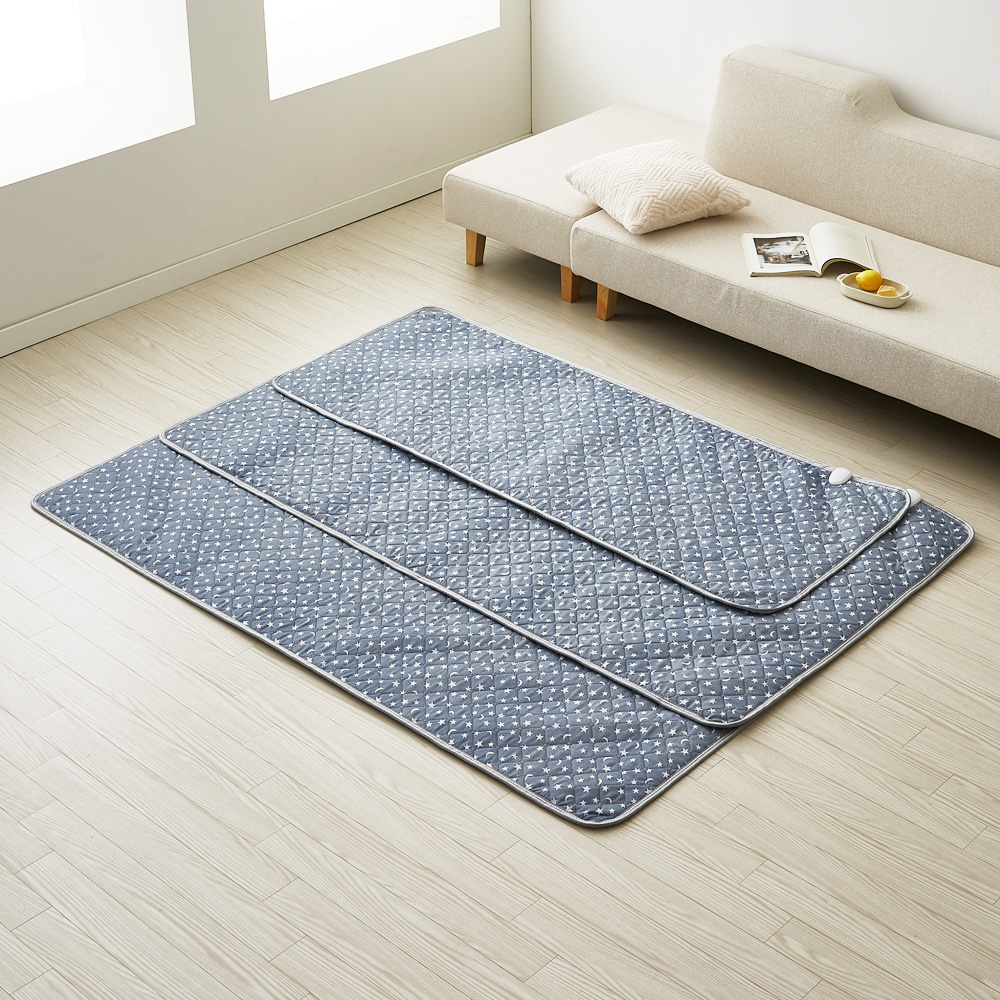 EMF 탄소 매트 전기 요 장판 전자판 안심 네이비스타 슈퍼싱글, 115x200cm