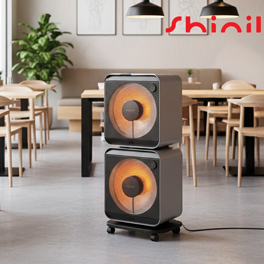 신일 프리미엄 듀얼 카본히터 좌우회전 절전형 업소용 전기히터