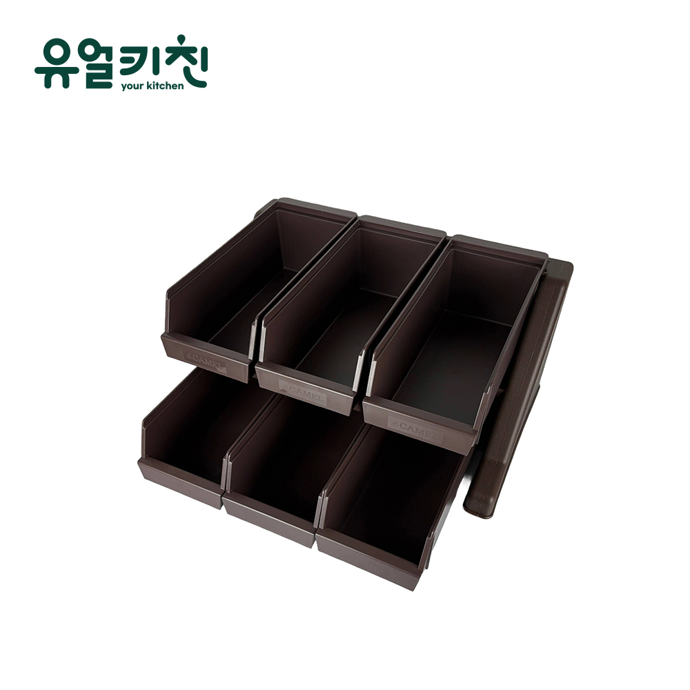 카페 분류통 업소용 수저통 커트러리 정리함 6구세트 - 상품 이미지