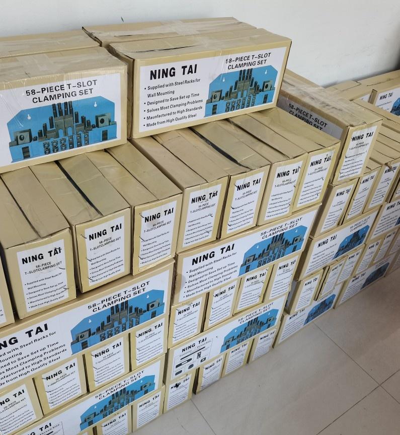 M16 밀링 클램프 세트 58PCS 공작기계 고정용 클램핑 공구세트 M12 표준 - 상세 이미지 5