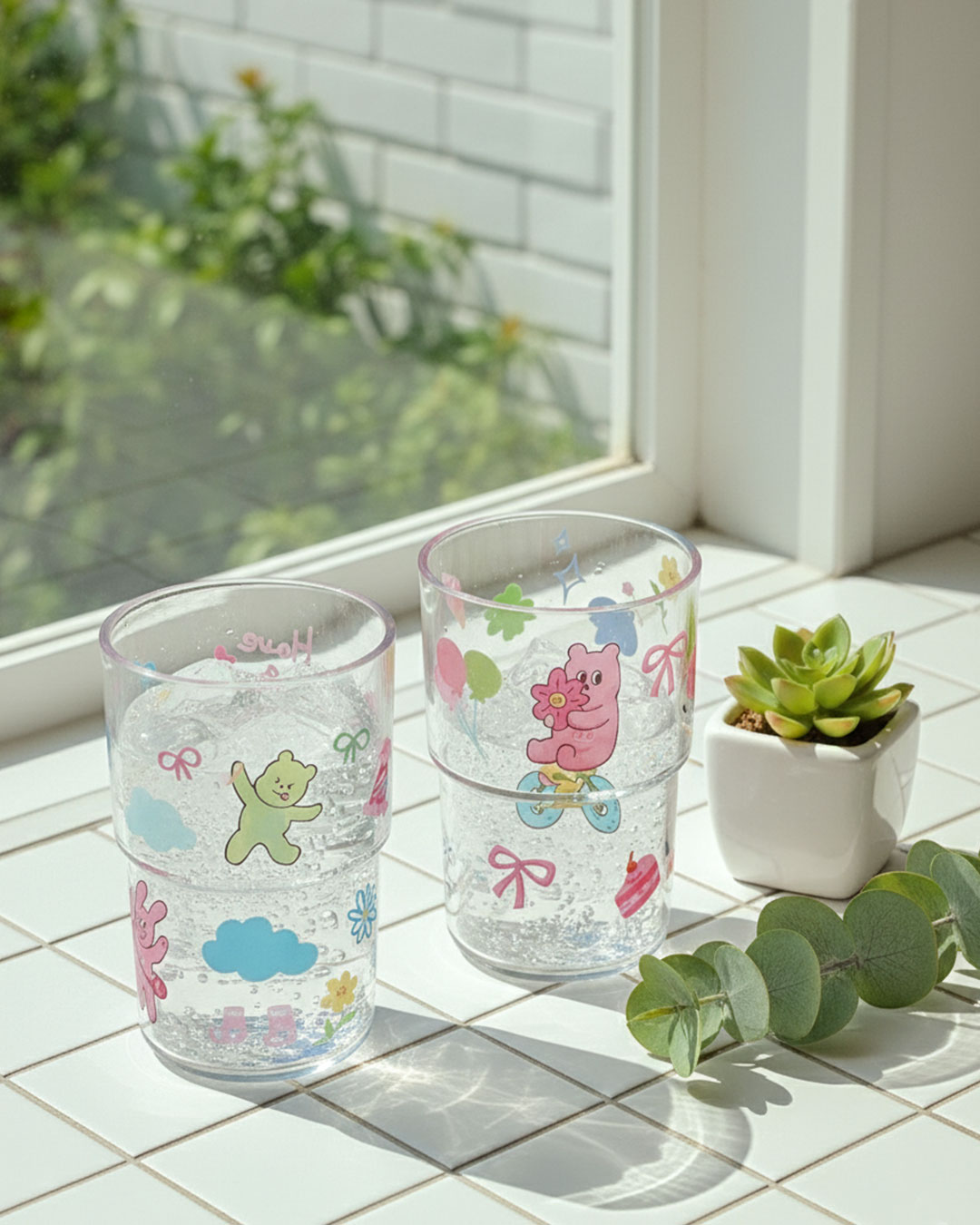 조이풀모먼츠 러블리 텀블러 고블렛 잔 꾸미기 물전사 DIY 키트 미술놀이 학교 교회 만들기 - 상세 이미지 2