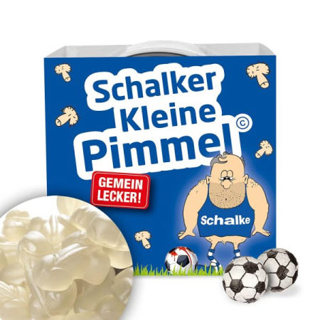 [해외]LIgakakao 샬케 팬 상품 클라인 피멜 I 팬들을 맛있는 과일 껌, 웃음과 를 측정 스틱 포함 선물 재미있는 깜짝 생일 친구 동료 [B0DV9BQ4VK]