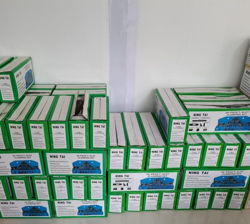 M16 밀링 클램프 세트 58PCS 공작기계 고정용 클램핑 공구세트 M12 표준 - 상세 이미지 4