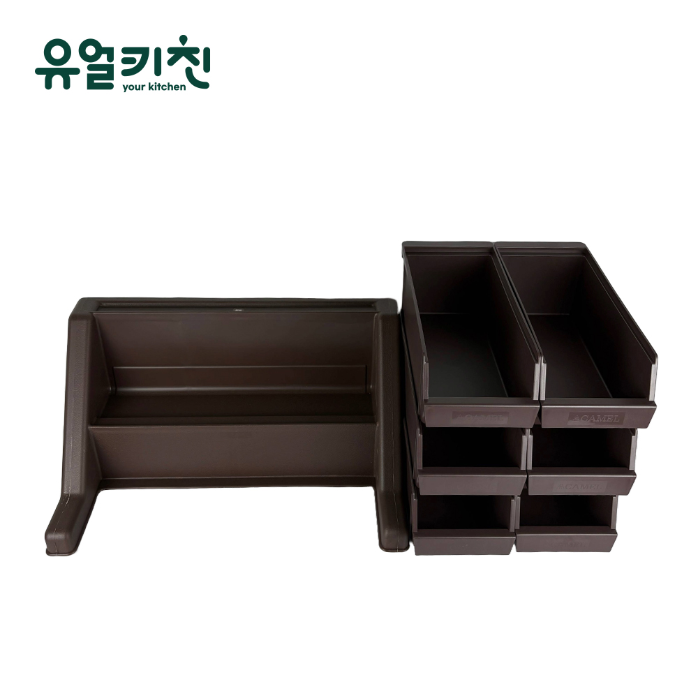카페 분류통 업소용 수저통 커트러리 정리함 6구세트 - 상세 이미지 3