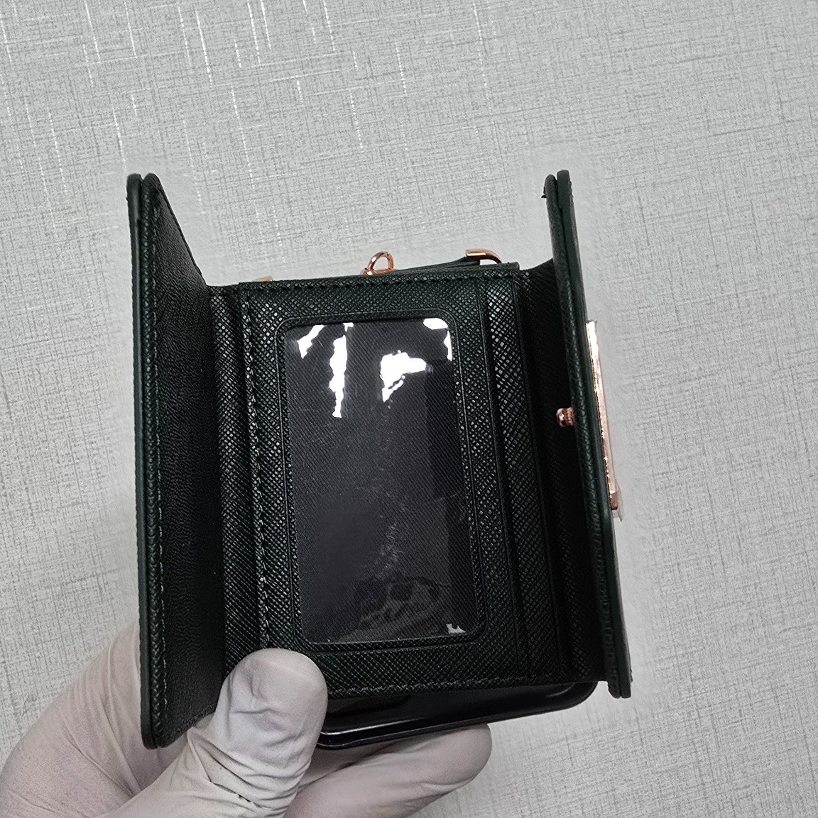 폰뿌 핸드폰과 지갑이 하나로 프리미엄 라벨라 사피아노 케이스 라벤더, 갤럭시Z플립7 FE F761 - 상세 이미지 3
