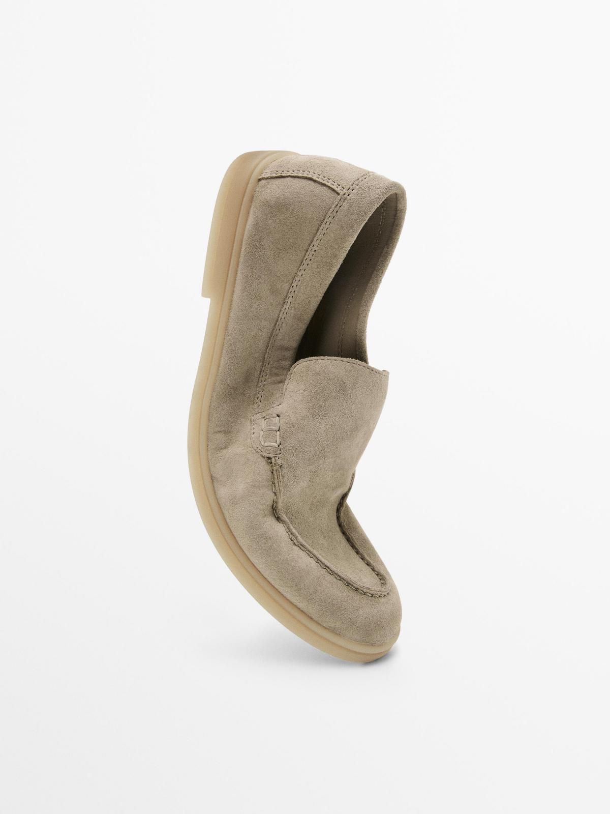 마시모두띠 테크니컬 스플릿 스웨이드 베이직 로퍼 1508/550 BEIGE - 상세 이미지 5