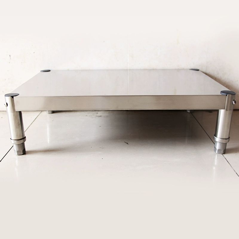 304 스테인리스 1단 받침대 작업대 바닥선반 주방 정리대 스퀘어 20x20x15cm - 상세 이미지 4