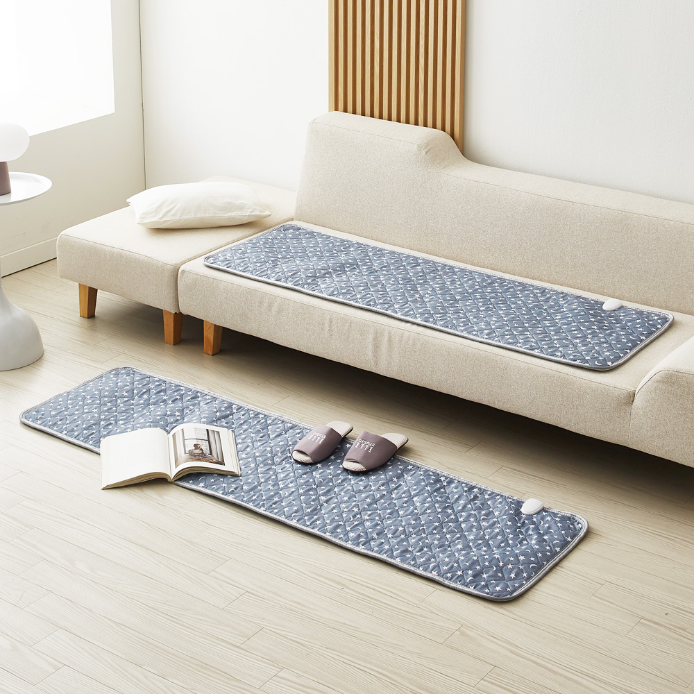EMF 탄소 매트 전기 요 장판 전자판 안심 네이비스타 초미니싱글, 50X155cm