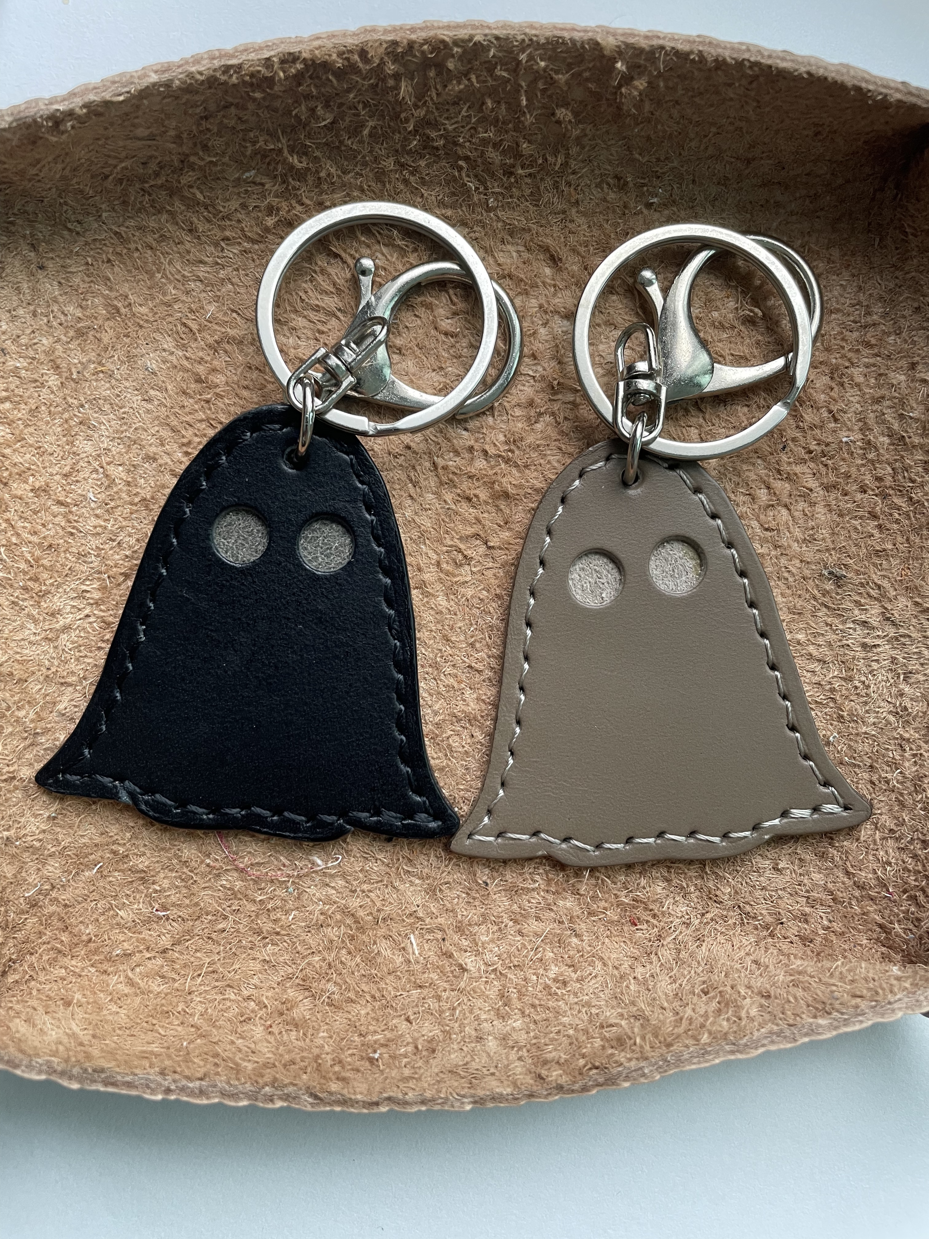 핸드메이드 할로윈 가죽 키링 Halloween Keychains Leather - 상세 이미지 2
