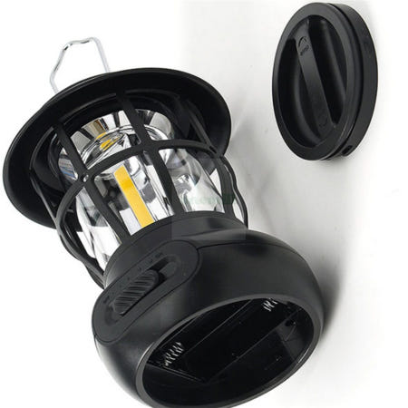 원밀샵 COB 캠핑랜턴 블랙 감성무드등 캠핑전등 감성랜턴