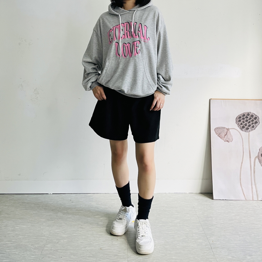 코듀로이반바지 가을 겨울 골덴 반바지 4부 핀턱 뒷밴딩 팬츠 - 상세 이미지 5