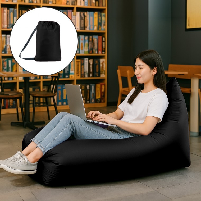 휴대용 1인용빈백 쇼파 캠핑 빈백의자 에어의자