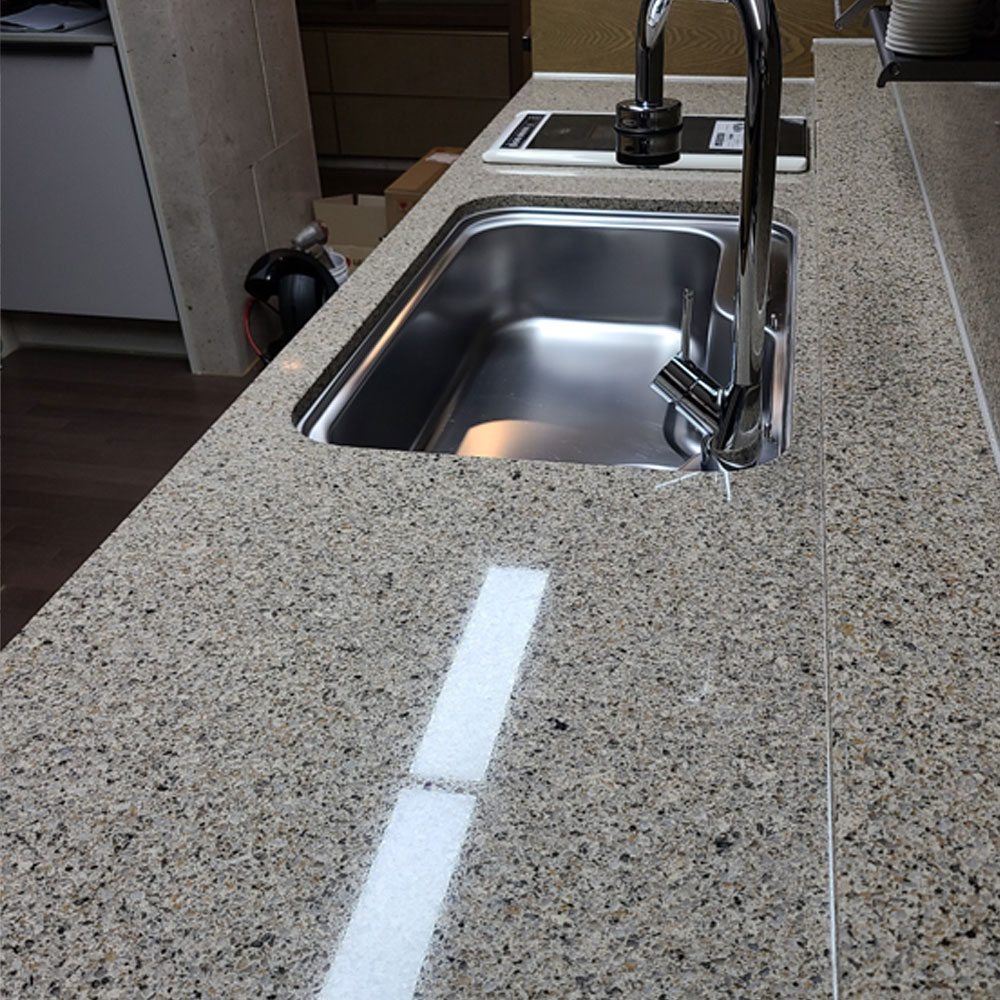 하이글 싱크대 주방 상판 순수 연마 광택 인조대리석 스크래치 얼룩제거