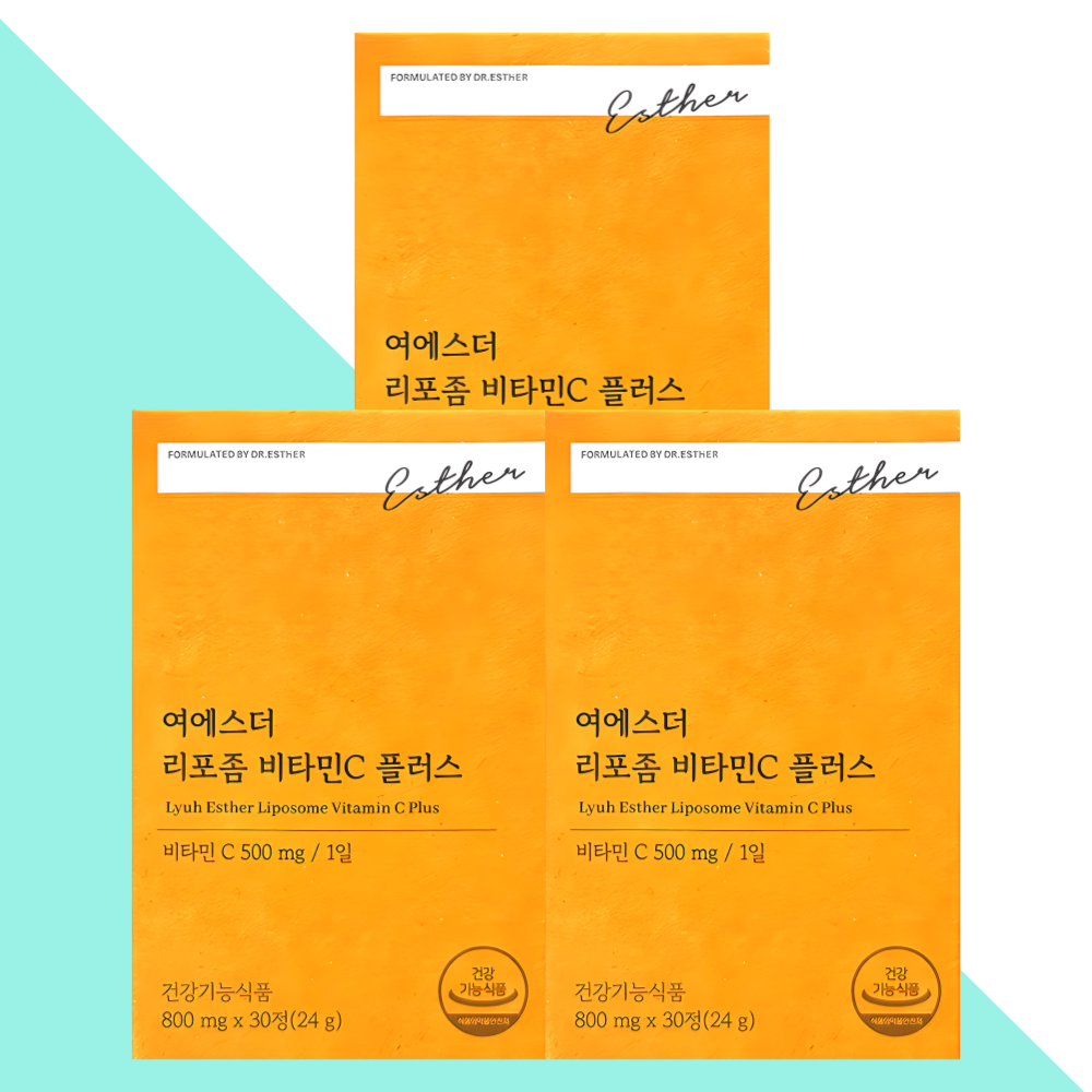 에스더포뮬러 리포좀 비타민씨 비타민C Plus 30정X3개 - 상품 이미지