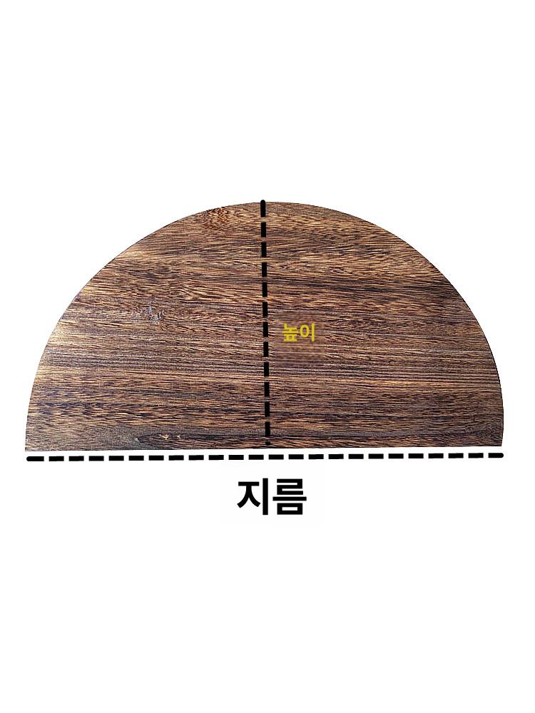 나무뚜껑 접이식 가마솥 원목색 밀폐 덮개 분리형 솥뚜껑 양동이 식당 대형 화덕 반원형 찜통 지름 30cm 반원형 헤비카보나이즈드 - 상세 이미지 3