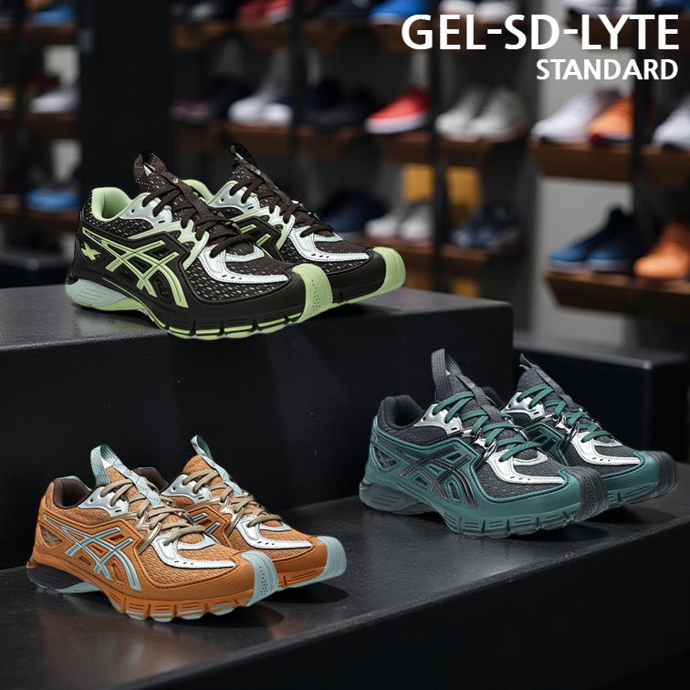 아식스X키코 GEL SD LYTE 스탠다드 남성 스타일 운동화 런닝화 돌핀 그레이 270 - 상품 이미지