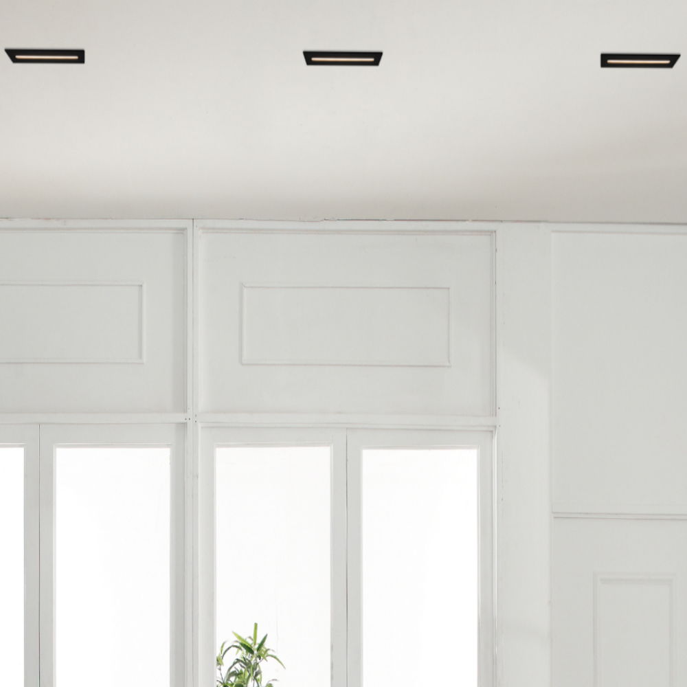 LED 발목등 스텝등 계단 복도 매입 조명 블랙 30W 전구색 - 상세 이미지 5