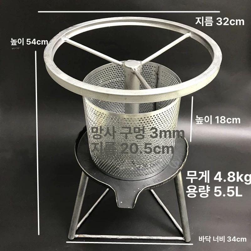 슬러지 착유기 수동 추출기 유압식 채유기 철제 착즙기 찌거기 탄소강 대형 메쉬 한약 압착기 실버 스티어링 휠 오일 프레스 - 상세 이미지 4