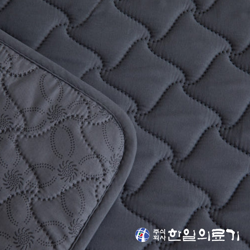 한일의료기 카본 탄소매트 전기 온열매트 워셔블 침대용 전기장판 1인용 싱글 바람개비